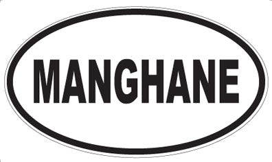MANGHANE - Oval Magnet
