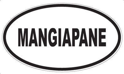 MANGIAPANE - Oval Magnet