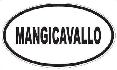 MANGICAVALLO - Oval Magnet