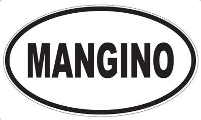 MANGINO - Oval Magnet
