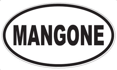 MANGONE - Oval Magnet