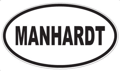MANHARDT - Oval Magnet
