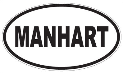 MANHART - Oval Magnet