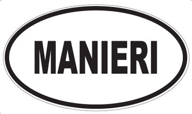 MANIERI - Oval Magnet