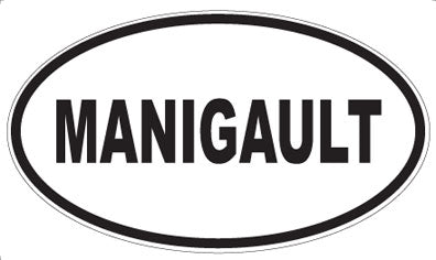 MANIGAULT - Oval Magnet