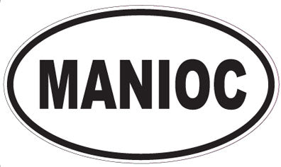 MANIOC - Oval Sticker