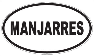 MANJARRES - Oval Magnet