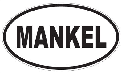 MANKEL - Oval Sticker