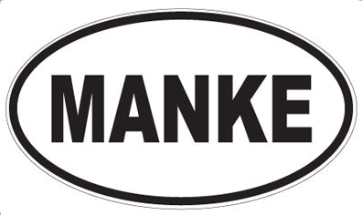 MANKE - Oval Magnet