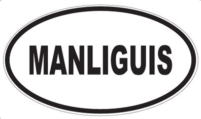 MANLIGUIS - Oval Magnet