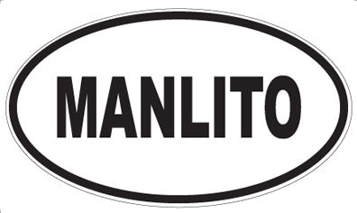 MANLITO - Oval Sticker