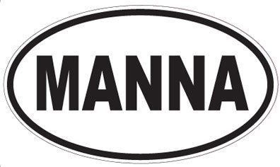 MANNA - Oval Magnet