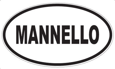 MANNELLO - Oval Magnet