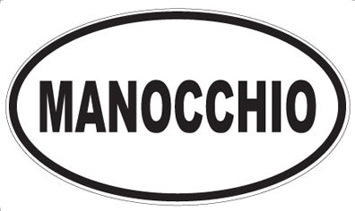 MANOCCHIO - Oval Magnet