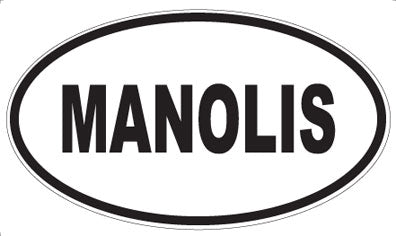 MANOLIS - Oval Magnet