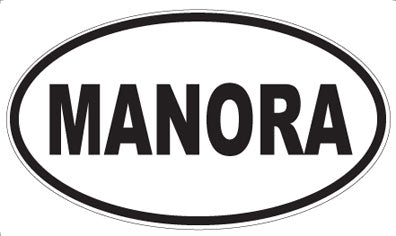 MANORA - Oval Magnet