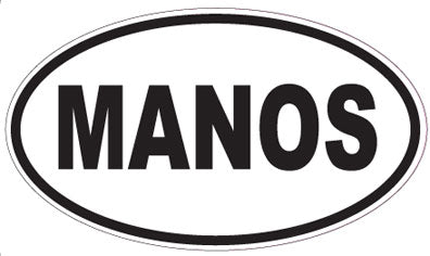 MANOS - Oval Magnet