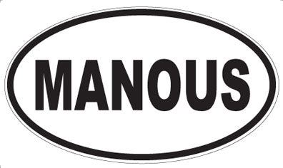 MANOUS - Oval Magnet