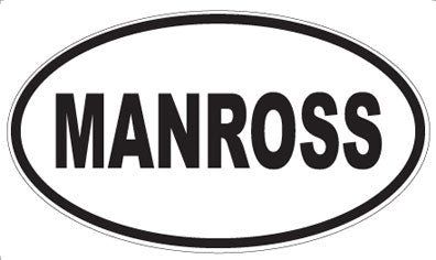 MANROSS - Oval Magnet