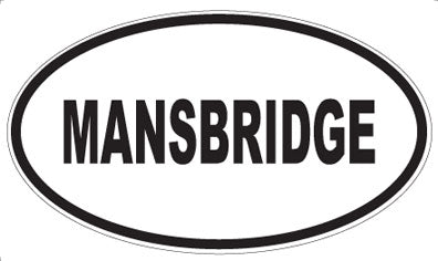 MANSBRIDGE - Oval Magnet