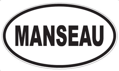MANSEAU - Oval Magnet