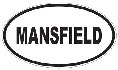 MANSFIELD - Oval Magnet