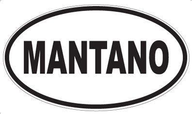 MANTANO - Oval Magnet
