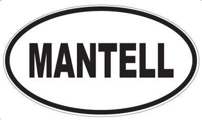 MANTELL - Oval Sticker
