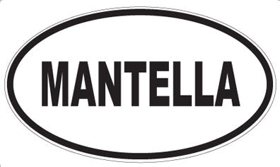 MANTELLA - Oval Magnet