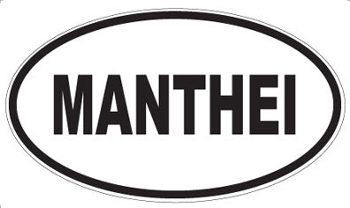 MANTHEI - Oval Magnet