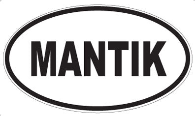 MANTIK - Oval Magnet