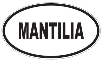 MANTILIA - Oval Sticker