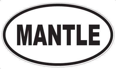 MANTLE - Oval Magnet