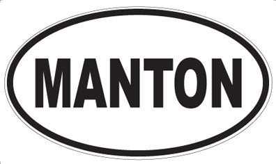 MANTON - Oval Magnet