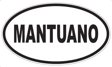 MANTUANO - Oval Magnet