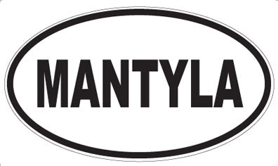 MANTYLA - Oval Sticker