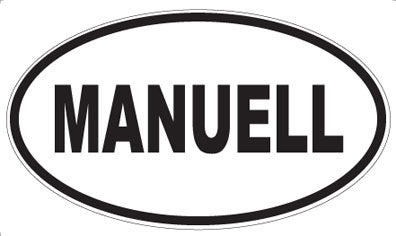 MANUELL - Oval Magnet