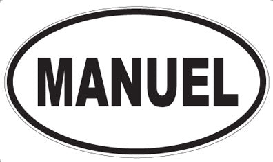 MANUEL - Oval Magnet