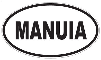MANUIA - Oval Magnet