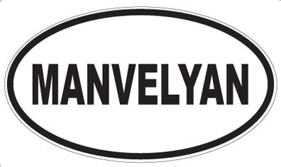 MANVELYAN - Oval Sticker