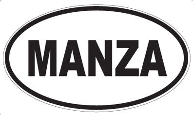MANZA - Oval Magnet