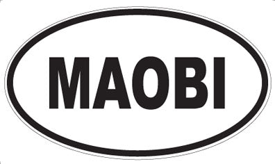 MAOBI - Oval Magnet