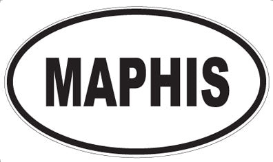 MAPHIS - Oval Sticker