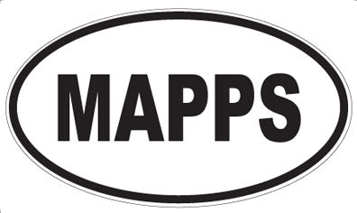 MAPPS - Oval Magnet