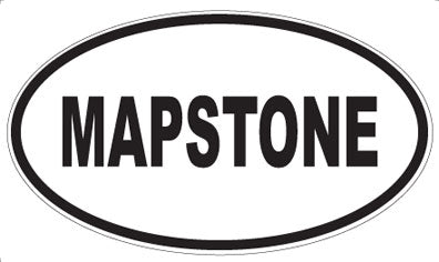 MAPSTONE - Oval Magnet