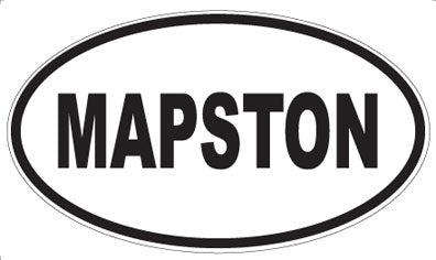 MAPSTON - Oval Magnet