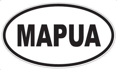 MAPUA - Oval Sticker