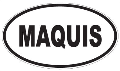 MAQUIS - Oval Magnet