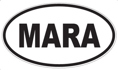 MARA - Oval Sticker