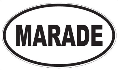 MARADE - Oval Sticker